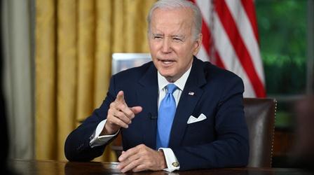 Video thumbnail: PBS News Hour President Biden Addresses the Nation