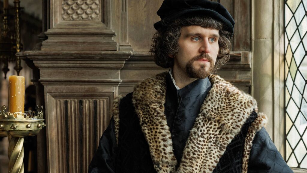 Thomas Wriothesley (Harry Melling) in Wolf Hall: The Mirror and the Light