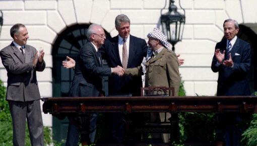 Yasser Arafat Yitzhak Rabin Oslo Accord